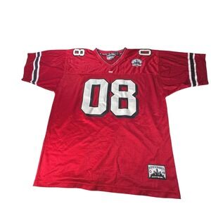 Steve and Barrys City Wide Football Jersey Red Number 08 XL